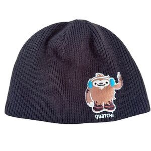 Unbranded ~ Made in Canada ~ Brown Quatchi Beanie ~ 2010 Vancouver Olympics